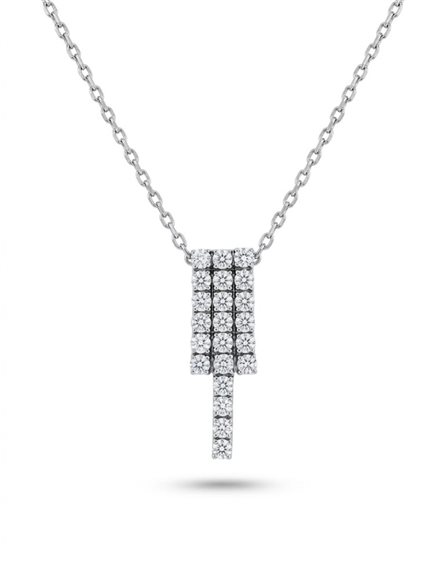 Collana John Richmond Donna in Titanio Diamante Lab Grown JRETN13WW - JRETN13WW